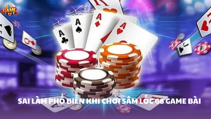 Sâm Lốc 68 Game Bài - Bí Quyết Thắng Ván Bài Hấp Dẫn 3 Những sai lầm cần tránh khi tham gia sâm lốc 68 Game Bài